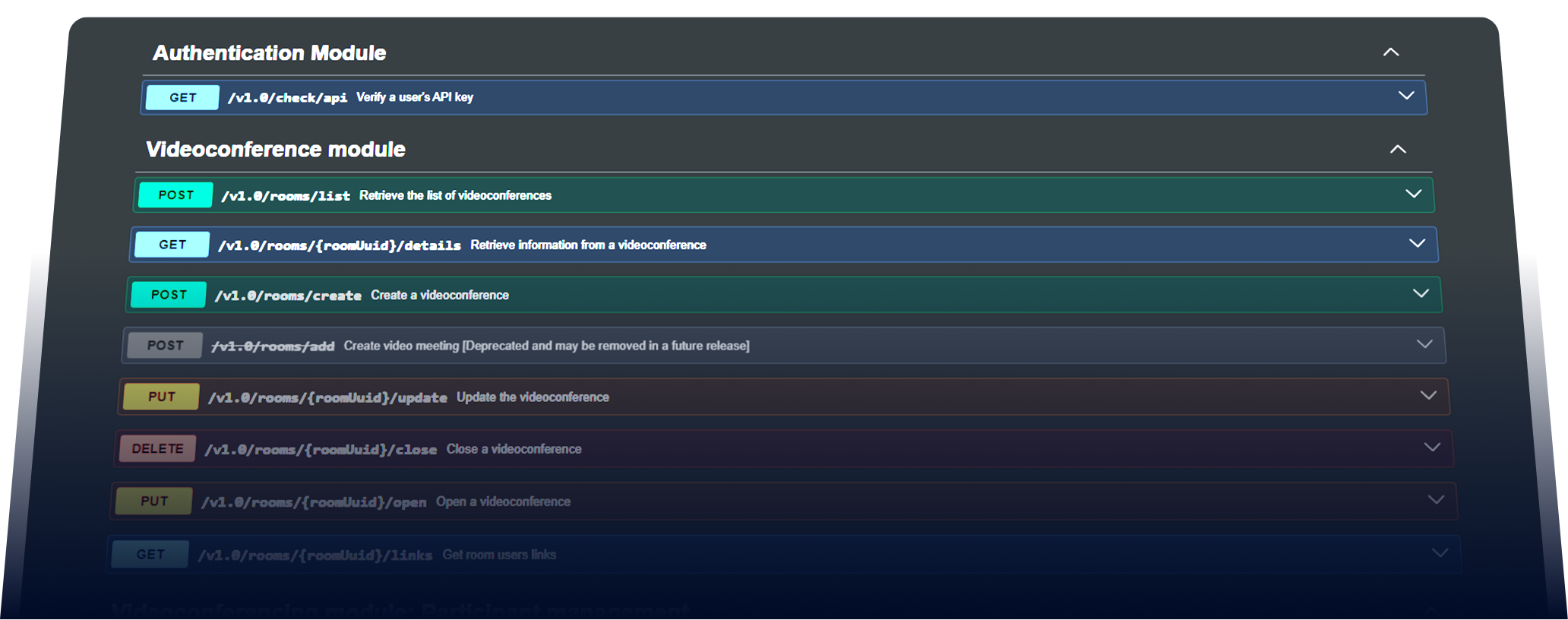 Private Discuss API documentation